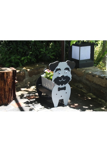 Köpek Saksı Standı Saksı Hediyeli