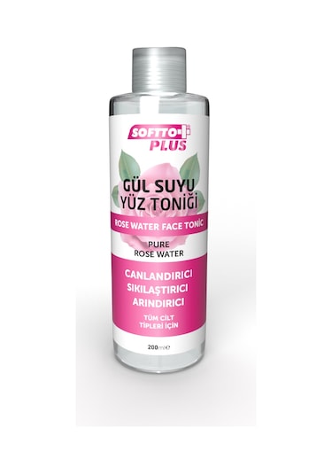 Softto Plus Gül Suyu Yüz Toniği 200 ML