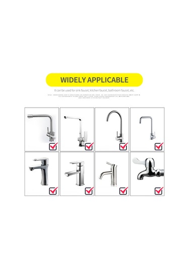 Geeksen Musluk Havalandırıcı 360 Derece Dönebilen Musluk Sprey Havalandırıcı Mutfak Musluğu Su Tasarrufu Nozulu Sprey Büyük Açı Banyo Havzası Çift Fonksiyonlu Uzatma Genişletici Diğer