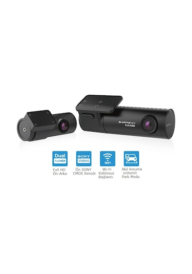 BLACKVUE DR590X 2CH FULLHD Wİ-Fİ 2 KAMERALI ARAÇ KAMERASI