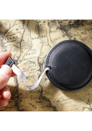 Kahverengi-taşınabilir Dikiş Mezura 120cm Kumaşlar İçin Ölçüm Bandı Terziler Ölçüm Bandı Geri Çekilebilir Dayanıklı Dropshipping