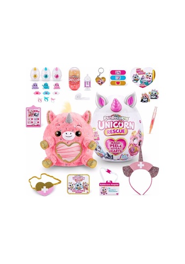 Rainbocorn Unicorn Dev Sürpriz S4-9262 Pembe
