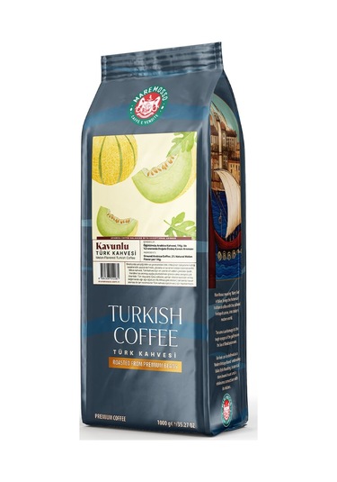 Kavun Aromalı Türk Kahvesi 1 Kg. Öğütülmüş
