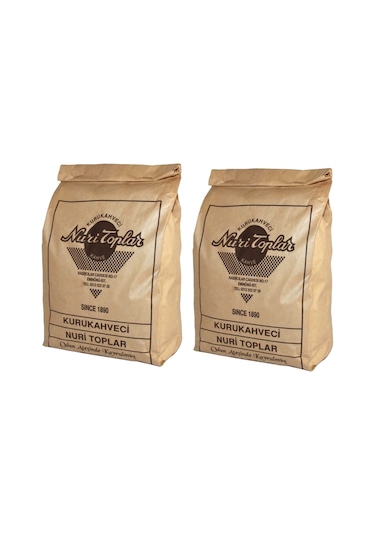 Nuri Toplar Türk Kahvesi Taze Günlük Çekim 2x250 Gram