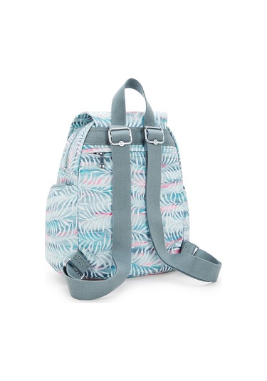 Kıplıng City Zip Mini Küçük Boy Sırt Çantası Desenli Palmtree Leaves Desenli Çok Renkli