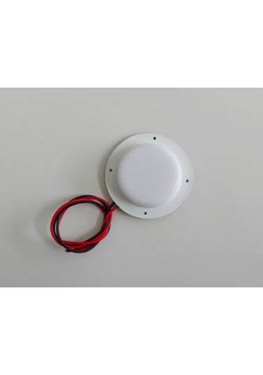 Su Geçirmez Mini Yuvarlak Marine Yat Tekne Karavan 12V DC (BEYAZ)