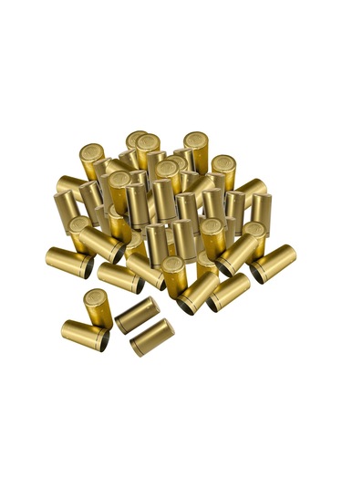 Suntek 100x Şarap Şişesi Isı Büzüşmeli Kapaklar 30mm Conta Altın