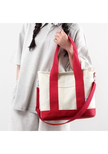 Mavi Kanvas Çanta Çok Cepli Çapraz Vücut Kadın 2024 Yeni Anne Küçük Eğlence Seyahat Küçük Omuz Çantası Mavi