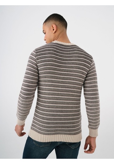 Ekru Erkek Triko Lf2037254 Ekru