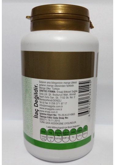 Ersağ Spirulina Gıda Takviyesi