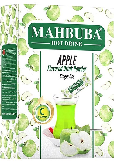 Mahbuba Tek İçimlik Elma Aromalı Oralet Çayı 24x1,5gr 1.5 G