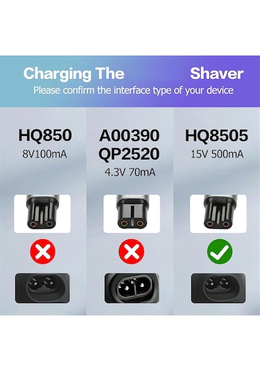 Xiaaokeji 15v Hq8505 Tip-c Tıraş Makinesi Adaptörü Şarj Dönüştürücü Philips,a