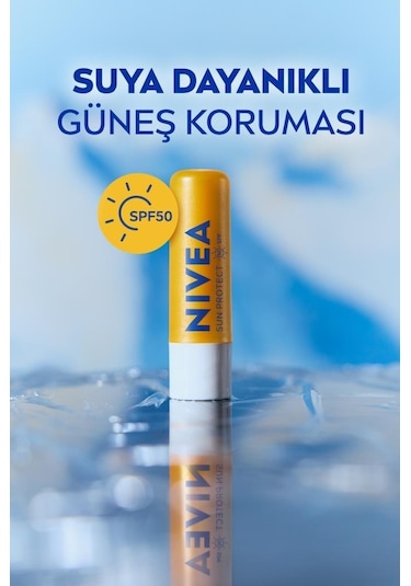 Nivea Sun 24H Nemlendirici Dudak Bakım Kremi SPF50 4.8 G