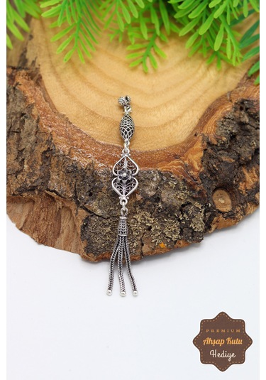 Sallantılı Mekik Model 925 Ayar Gümüş Tesbih Püskül 201023322