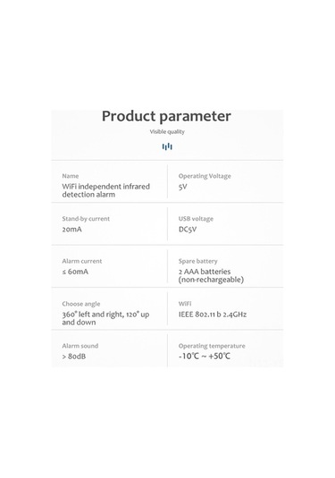 Moly Yunboo Tuya Wi-fi Pır Hareket Sensörü, 12m Algılama, 25kg Evcil Hayvan Immünitesi, Duvar Montajlı