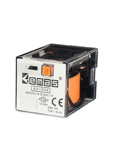 Emas Re1p08ac024 Re1 24vac 2 Kontak 2 Kontak 8 Pin Endüstriyel Röle