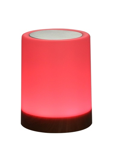 V3 Neoglint Led Renkli Ahşap Gece Lambası Sıcak Beyaz + Renkli Işık Çok Renkli