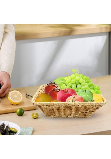 Suntek Magideal Dokuma Sepet Kase Yemek Sebzeleri Yatak Odası Banyo L