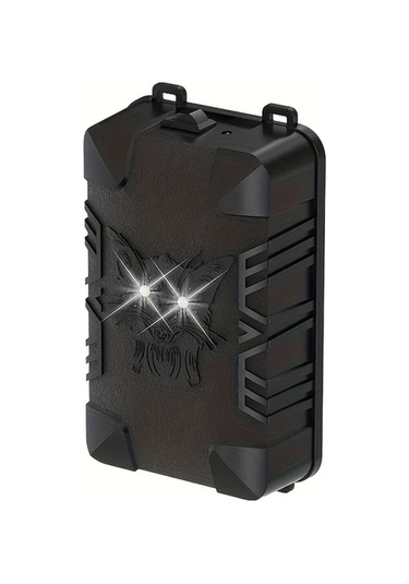 Primepickings Siyah 3 Modlu Akıllı Haşere Kovucu Ses Dalgası Teknolojisi 240m² Koruma İçin Dış Mekan