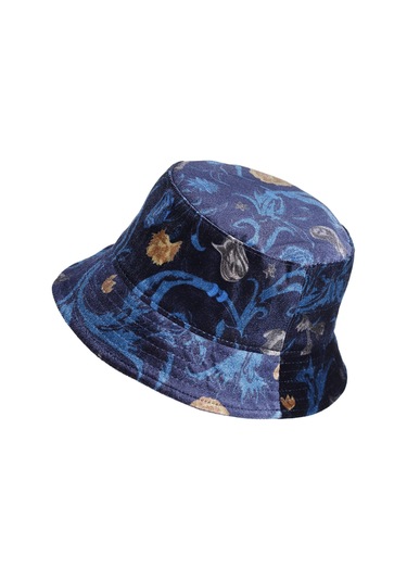 Fonem Unisex Safari Şapka Desenli Fo 7065 Lacivert