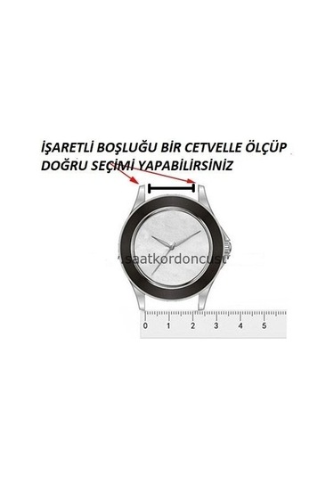 Breitling Modeli 22mm Sarı Renk Silikon Saat Kordonu