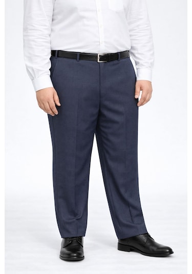 Classics Men Caserta Büyük Beden Erkek Kumaş Pantolon - 7561 Lacivert