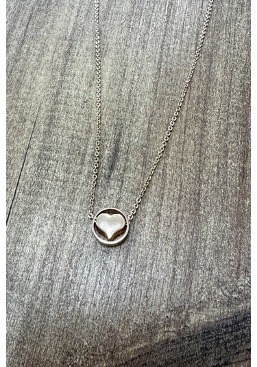 Halka İçi Kalpli Kolye Özel Kaplama Gold Renk Gold