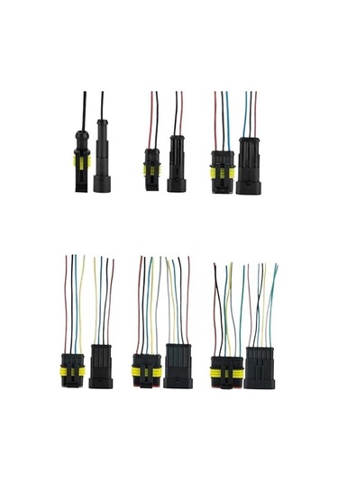 Kun Sr 5 Su/kanıt Elektrikli Otomatik Erkek Kadın Konnektör Tapası Kablo Kablo Demeti