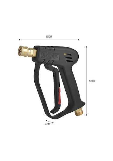 Springsun 4000psı Yüksek Basınçlı Yıkama Torbası - 30l/dak Akış Hızı, 5 Renkli Uç, Otomobil/ev Temizliği, Güvenlik Kilitli