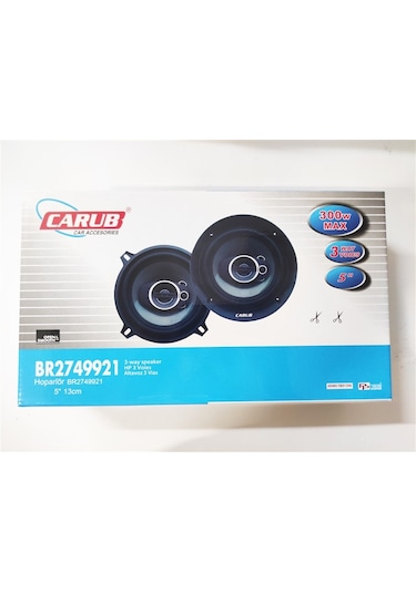 Carub 13 Cm Hoparlör 5 İnç Kapaksız 300w Br2749921