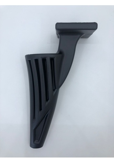 Plastik,21cm Mat Siyah Berjer Koltuk,ünite, Mobilya Ayağı 4 Adt