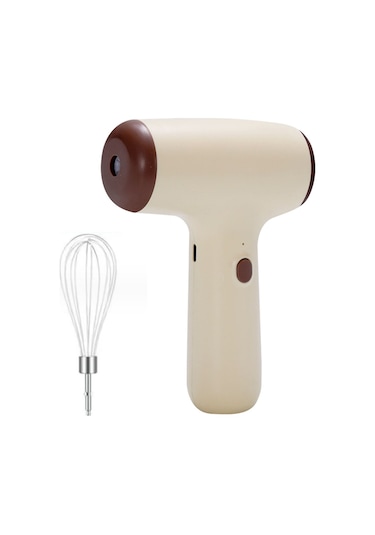 Cbtx Kablosuz Mini El Tipi Çok Fonksiyonlu Elektrikli Karıştırma Mikseri, Renk: Tek Çubuk Haki 5 Vites Çok Renkli