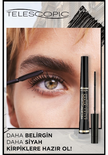 L'Oreal Paris Telescopic Carbon Black Maskara Siyah