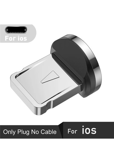 Uslıon 5a Hızlı Şarj Manyetik Kablo Tip-c/micro Usb Led Iphone Uyumlu 14 Xr Samsungfildişi2m