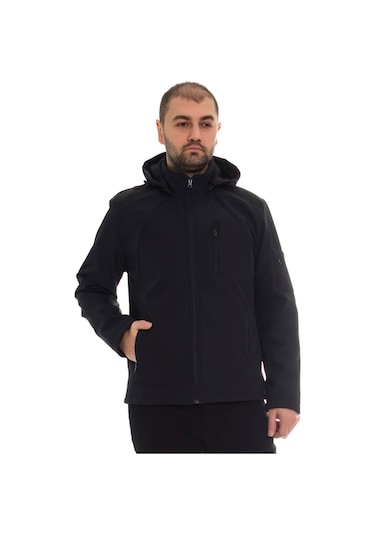 99286-231 Soft Shell Rgfit Dalgıç Kumaş Kapşonlu Kaban