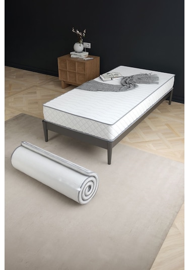 Argimo Cloud Tek Kişilik Ortopedik Yaylı Yatak 90x180