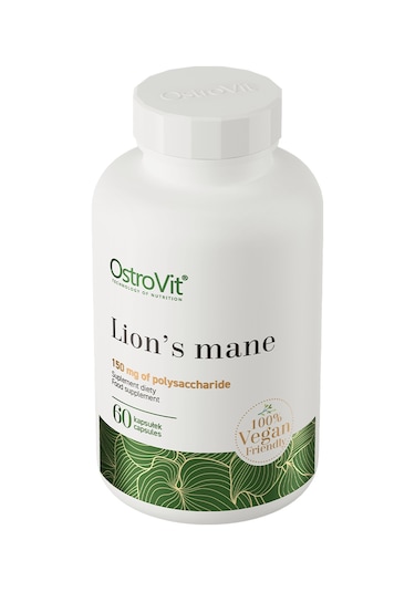 Ostrovit Lion's Mane Aslan Yelesi Özü Vege 500 Mg 60 Capsules