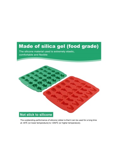 Gatherco Noel Kurabiyesi Şeker Kalıbı Ev Yapımı Pişirme Kalıbı Yaratıcı Kendin Yap Jöle Damla Kalıbı