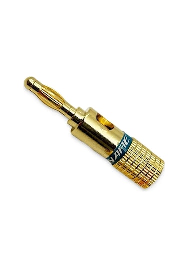 8pcs 4mm Muz Kafası Ses Hoparlör Kablo Soketi Hoparlör Hattı Amplifikatör Konnektör Hoparlör Terminal Altın Kaplama 8 Kırmızı