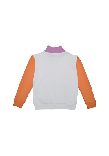 Kız Çocuk Sweatshirt - Beyaz Beyaz