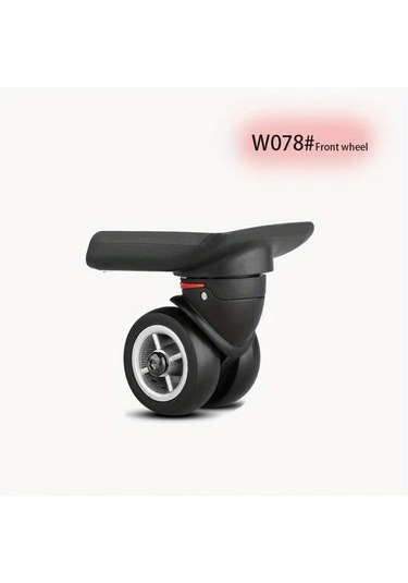 Topnotch Siyah 2'li Valiz Tekerleği - Dayanıklı, Kolay Monte, Pürüzsüz Dönen Valiz Rulmanı Siyah