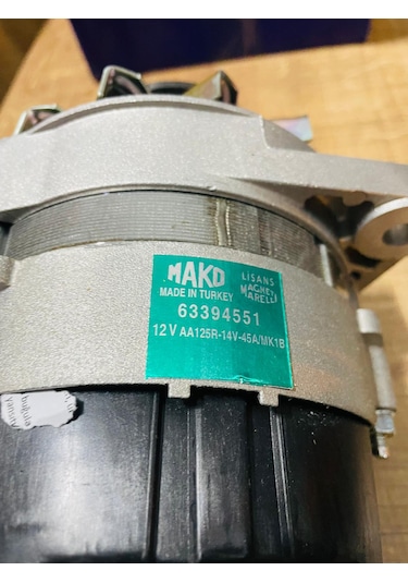Mako Şarj Dinamosu Mako Ym Kendinden Konjektörlü