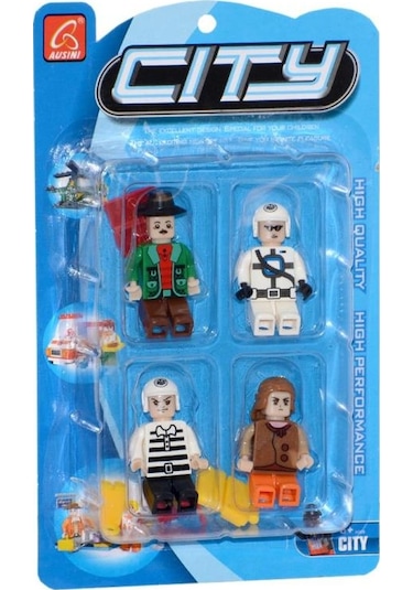 Bıg25792b Mega. Ausini City 4'lü Figür.