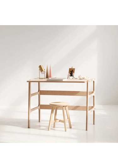 Woodesk Gordion Ahşap Çalışma Masası, Natural Renk Cpt4625-100