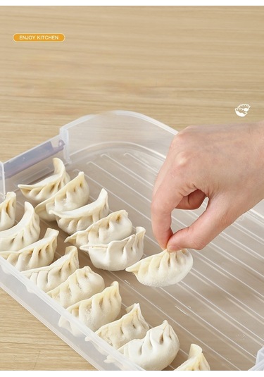 Yystore Büyük Kapasiteli Hamur Tatlısı Saklama Kutusu 4 Parçadan Oluşan Set Kahverengi