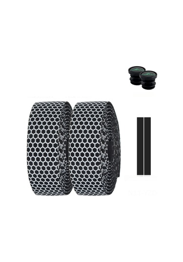 Yuntech01 Yol Bisikleti Yönlendirici Kayışı - Bal Çekirdeği Desenli, Kayma Önleyici, Ter Emici Silikon+eva Antrenman Aksesuarı Pembe Pembe