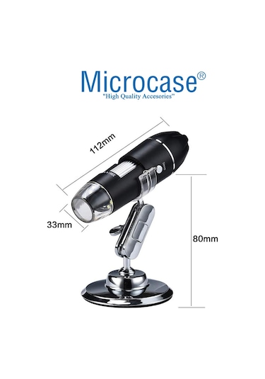 3in1micro Type-c Usb Bağlantılı1600x 8leddijitalmicroscobe Al4078