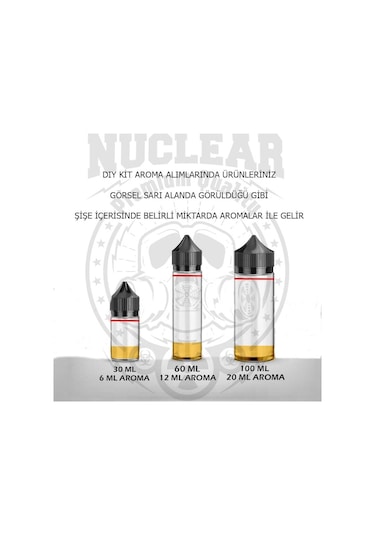 Nuclear 100 ML Dıy Kit Honey Tobacco Gıda Aroma ( 20 ML Aroma içerir )