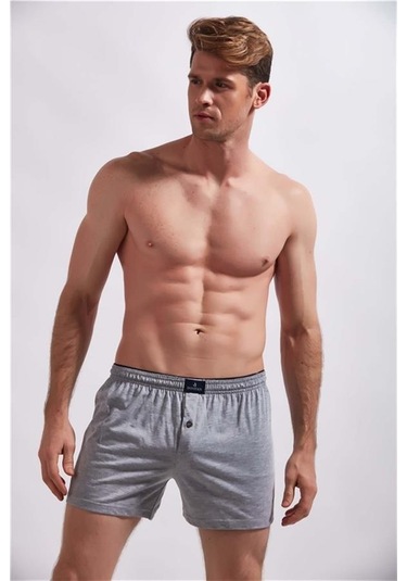Josejuan Erkek Boxer Örme Penye 1120 Gri