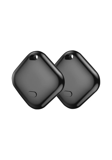 Maiyame Android Cihazlar İçin Google Onaylı F02-b Bluetooth Takipçi, Anahtar/esya Kayıp Engelleme, 150m Menzil, Ip67 Su Geçirmez, 2 Adet Siyah + Askı Ve Pil